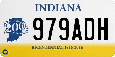 IN license plate 979ADH