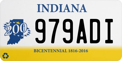 IN license plate 979ADI