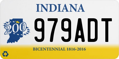 IN license plate 979ADT