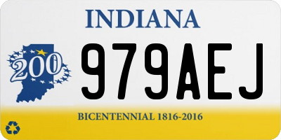 IN license plate 979AEJ