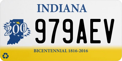 IN license plate 979AEV