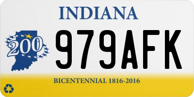 IN license plate 979AFK