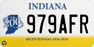 IN license plate 979AFR