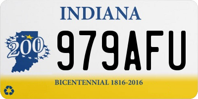 IN license plate 979AFU