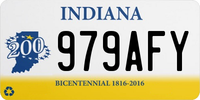 IN license plate 979AFY