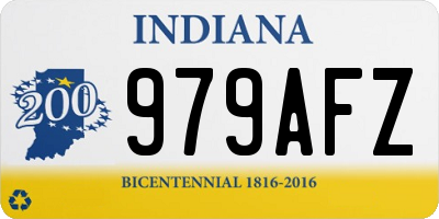 IN license plate 979AFZ