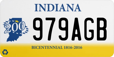 IN license plate 979AGB