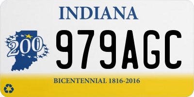 IN license plate 979AGC
