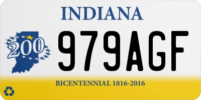 IN license plate 979AGF