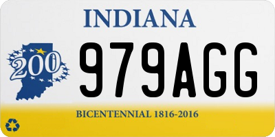 IN license plate 979AGG