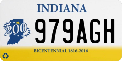IN license plate 979AGH
