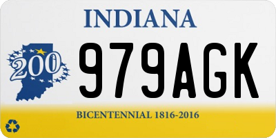 IN license plate 979AGK