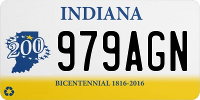 IN license plate 979AGN