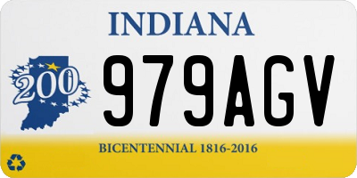 IN license plate 979AGV