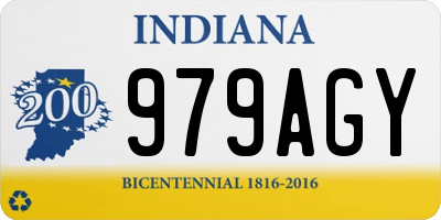 IN license plate 979AGY
