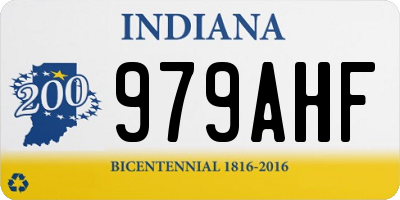 IN license plate 979AHF