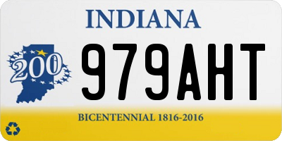 IN license plate 979AHT
