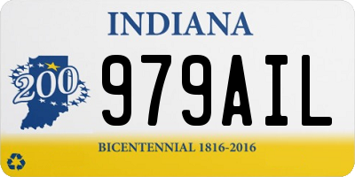 IN license plate 979AIL
