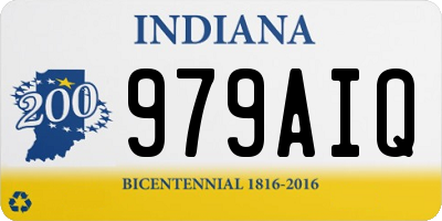 IN license plate 979AIQ
