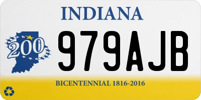 IN license plate 979AJB