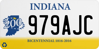 IN license plate 979AJC
