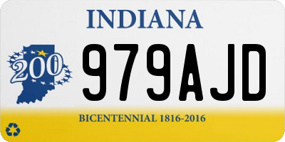 IN license plate 979AJD