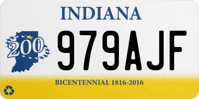 IN license plate 979AJF