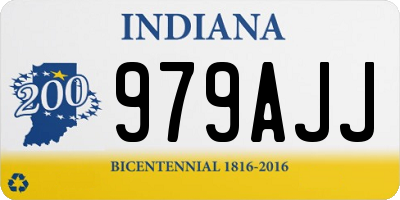 IN license plate 979AJJ
