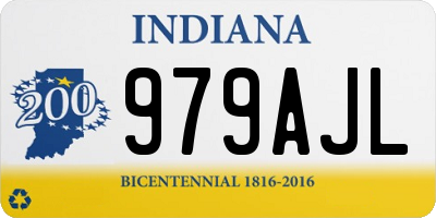 IN license plate 979AJL