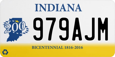 IN license plate 979AJM