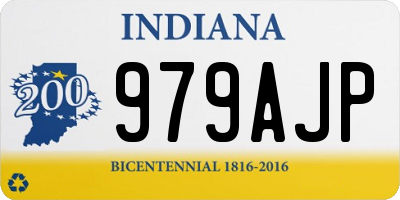 IN license plate 979AJP
