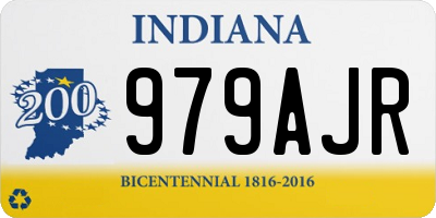 IN license plate 979AJR