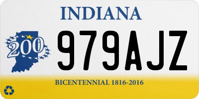 IN license plate 979AJZ
