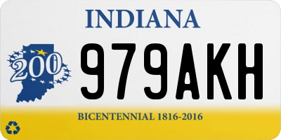 IN license plate 979AKH
