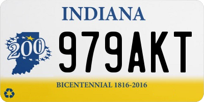IN license plate 979AKT