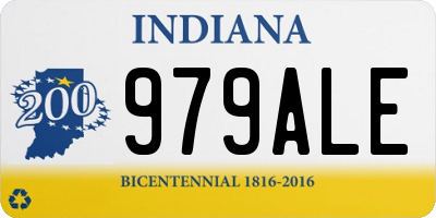 IN license plate 979ALE