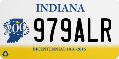 IN license plate 979ALR