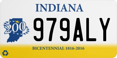 IN license plate 979ALY