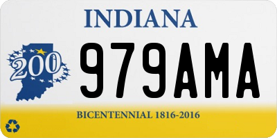 IN license plate 979AMA