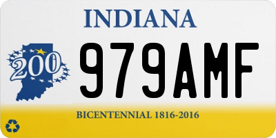IN license plate 979AMF