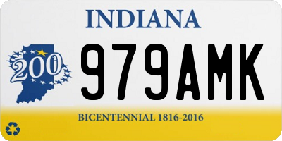 IN license plate 979AMK