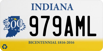 IN license plate 979AML