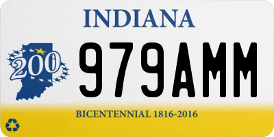 IN license plate 979AMM