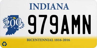 IN license plate 979AMN