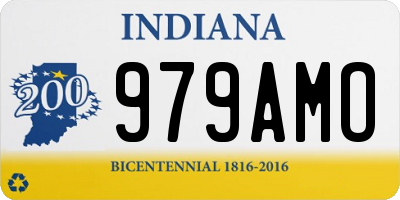 IN license plate 979AMO