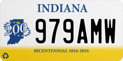 IN license plate 979AMW