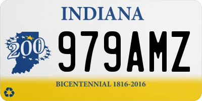 IN license plate 979AMZ