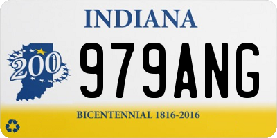 IN license plate 979ANG