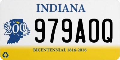 IN license plate 979AOQ