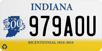 IN license plate 979AOU